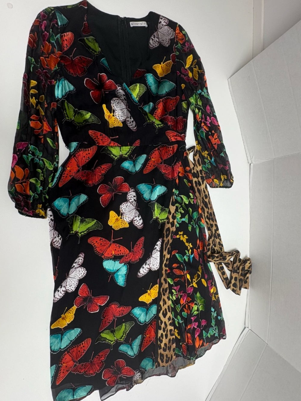 Alice + Olivia "Jesse" Midi Dress - Size 6 - NEW Without Tag. - Picture 12 of 16
